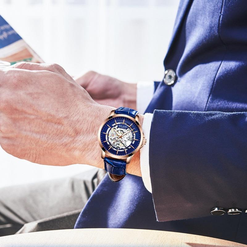 AILANG Neue Uhr Herren Maschinenuhr Vollautomatische Hollow Trend Herrenuhr