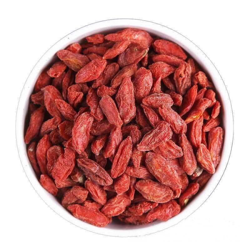 Premium 250g Bag of Authentic Dried Ningxia Red Goji Berries for Tea or Flower Fruit Tea.