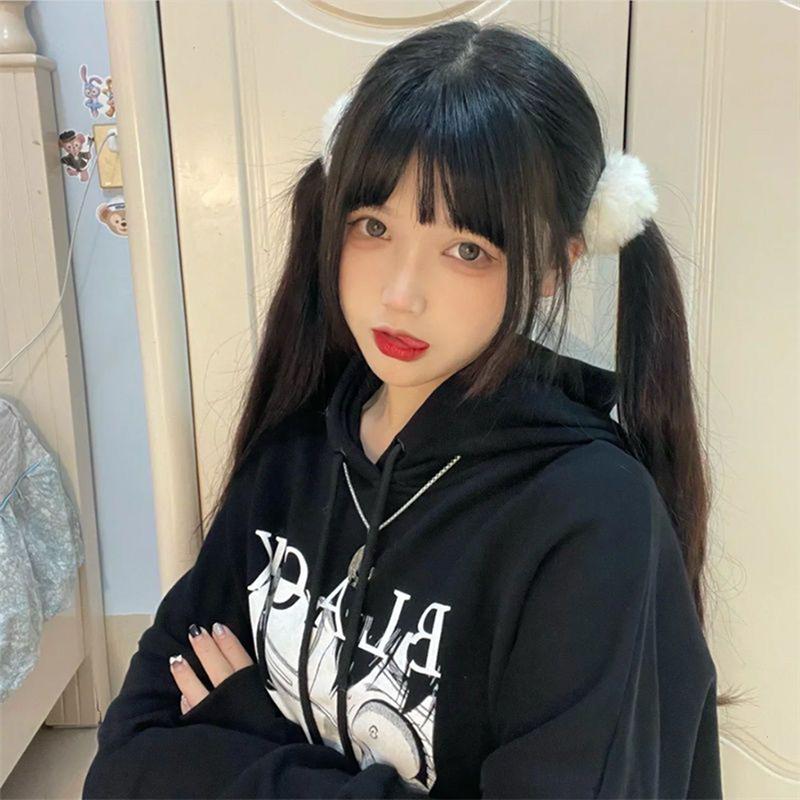 Elastic Faux Fur Hair Bands Scrunchies Vintage Girls Solid Ponytail Holder Rubber Headband Ties Fashion Women Hair Accessories