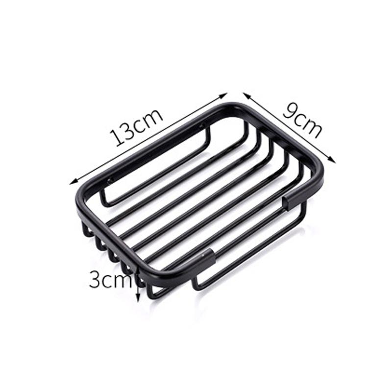 Gold Soap Dishes Soap Basket Wall Mounted Soap Dish Bathroom Accessories Bathroom Furniture Toilet Balcony Glass Soap Holder