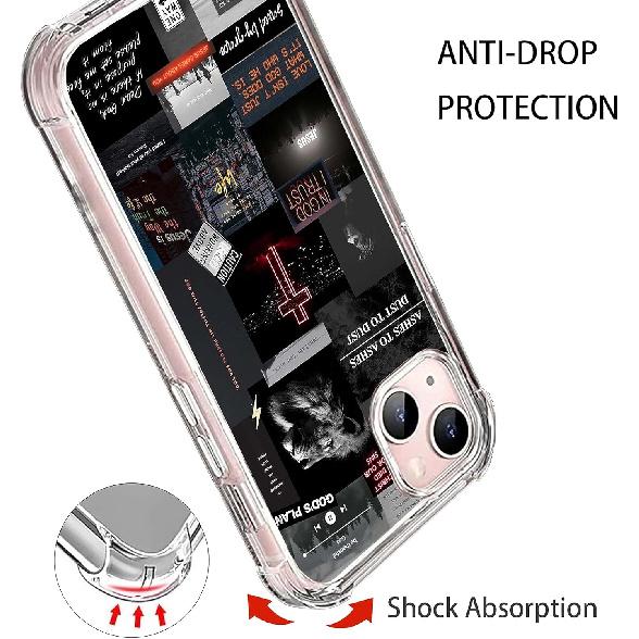 Christian Aesthetic Case Compatible with iPhone 13, Bibilical Faith Case for iPhone 13, Cool TPU Bumper Phone Case Cover