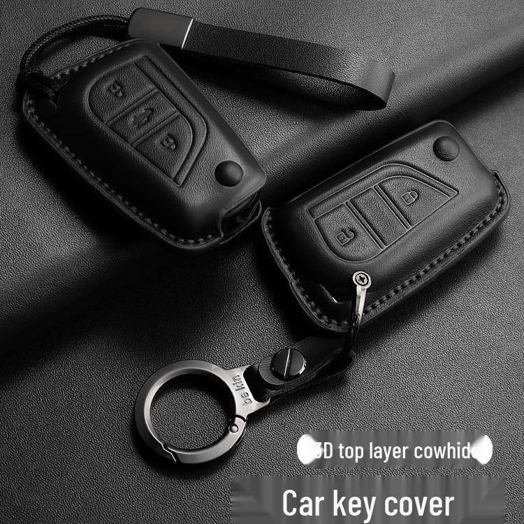Toyota Wildlander/C-HR/Camry Alcantara Leather 3D Key Case Cover