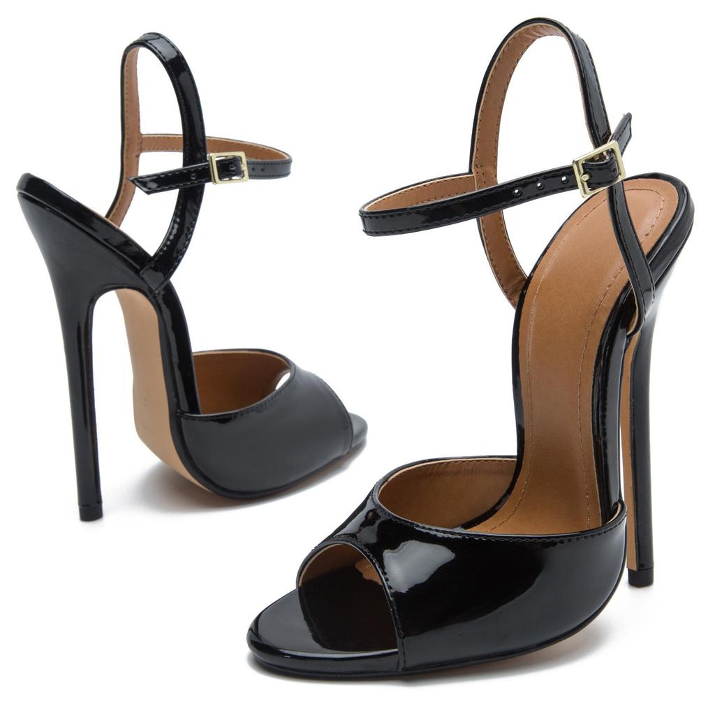 Mclugiirl 11cm-15cm Sandali Scarpe da Donna Bocca di Pesce Sexy da Donna da Uomo Sandali da Festa da Nightclub Finti Mamma Tacchi Alti Tacco ZQJ