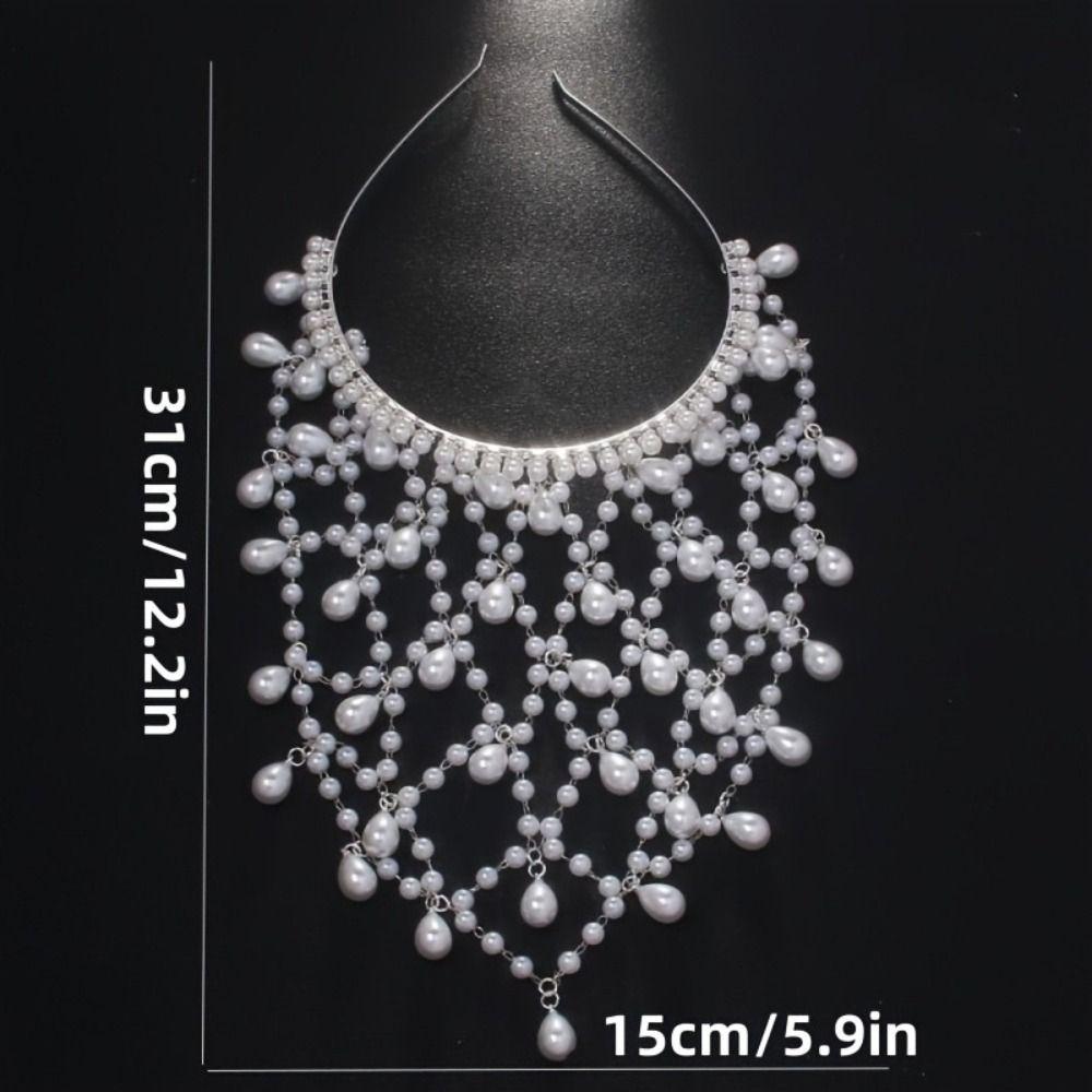 Tassel Wedding Headpiece Dangling Fringe Forehead Hair Jewelry Bridal Head Chain Wedding Party