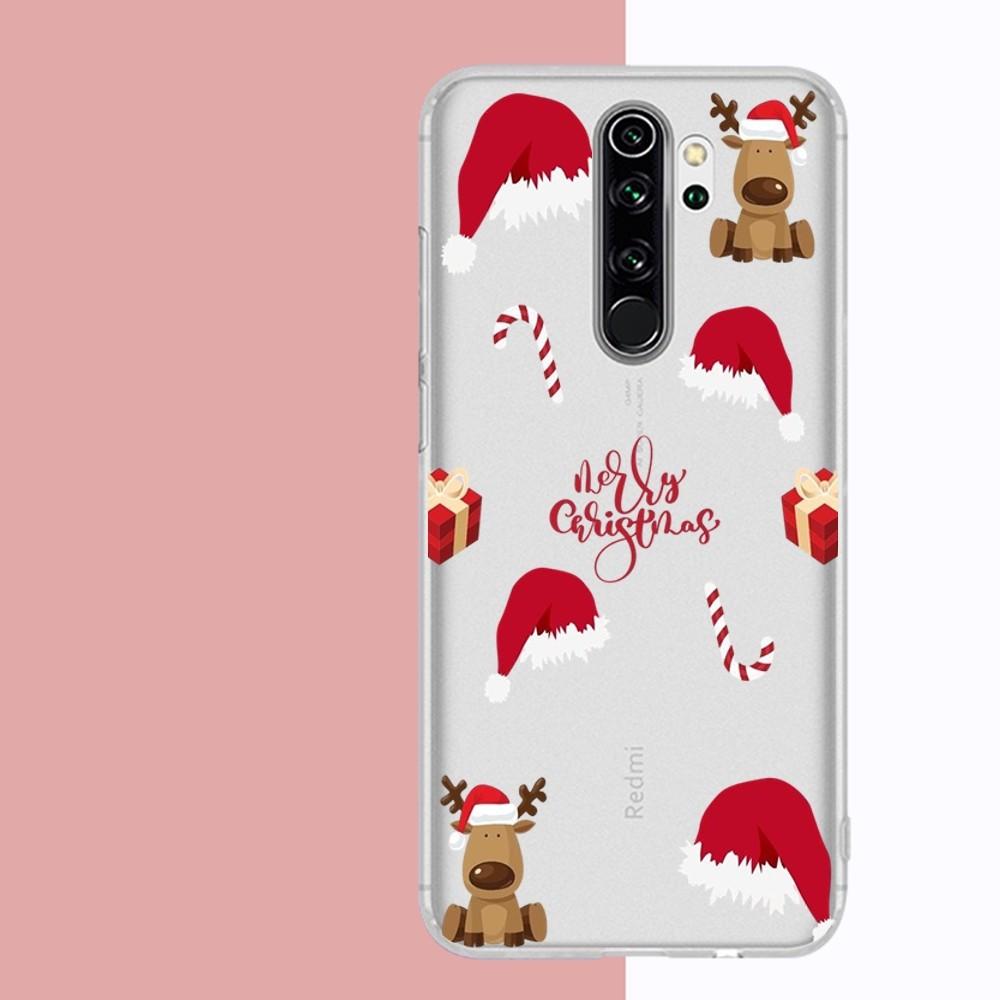 Christmas Mousepad For Samsung S 20 21 22 23 for Redmi Note7 8 9 10 for Huawei P20 30 40 Clear Case