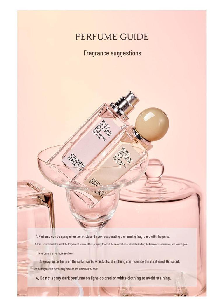 ODDIS Audis Colorful Long-Lasting Floral Sparkling Perfume for Women - Eau De Toilette