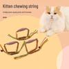 Interactive Cat Toy: Mint Bag Chew Rope for Self-Play, Teeth Cleaning, Bite-Resistant