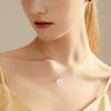 Love Pendant Necklace Drop-Shaped All-Match Crystal Charming Fashionable Necklaces Special Design Women Chain Decoration