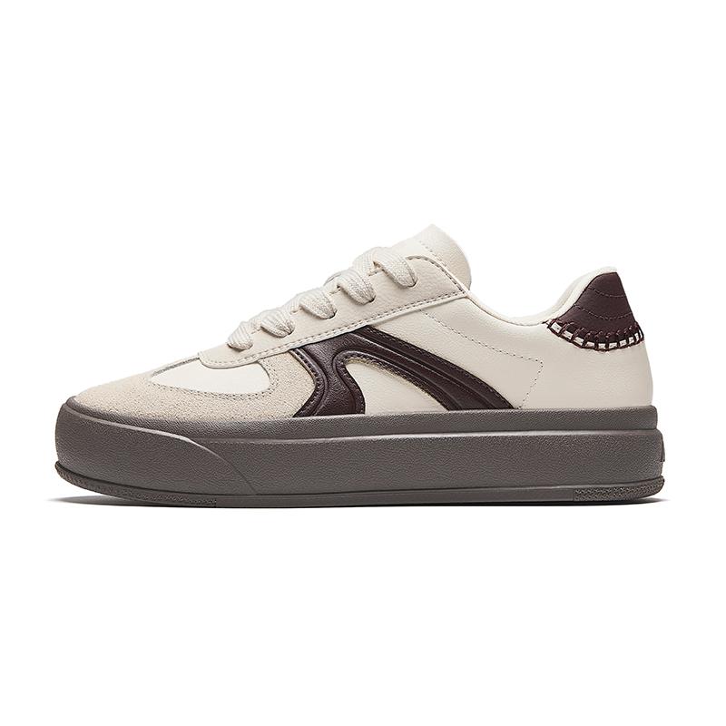 

Anta Women Retro Daily Casual Sneards Offwhite Brown 922448003-2 39