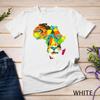 Roar Africa Map Lion Face Reggae Rasta Gift Design T-Shirt Unisex T-shirt