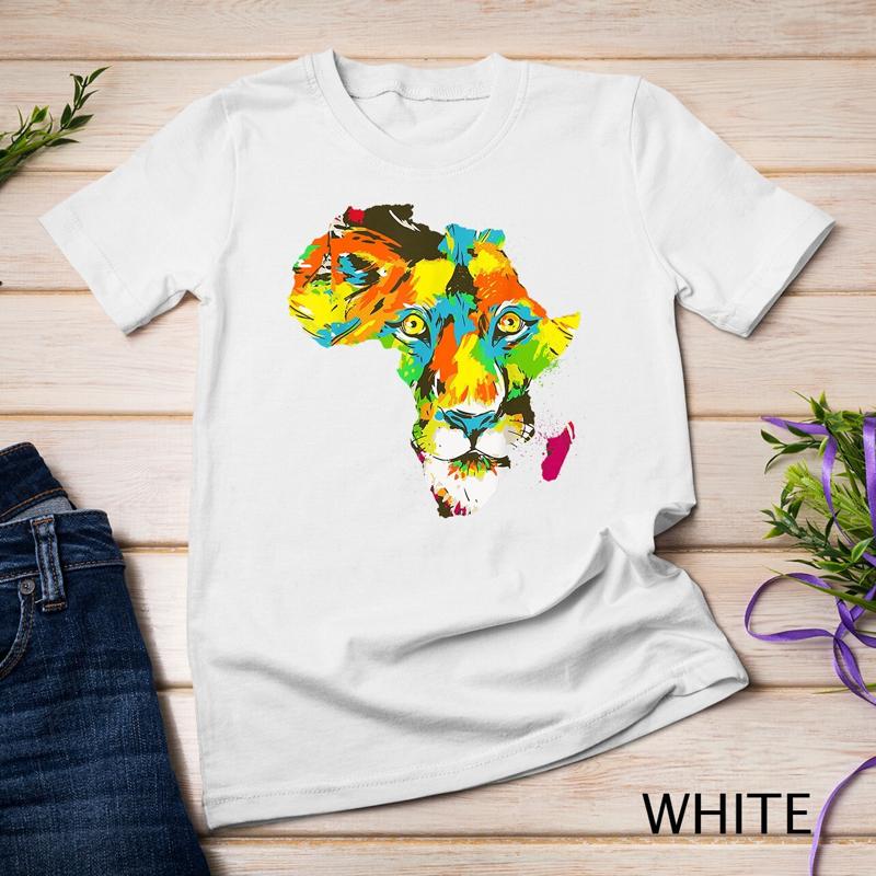 Roar Africa Map Lion Face Reggae Rasta Gift Design T-Shirt Unisex T-shirt S разноцветный