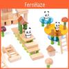Bamboo Forest Panda Wooden Building Blocks For Kids Early Education And Creative Play
