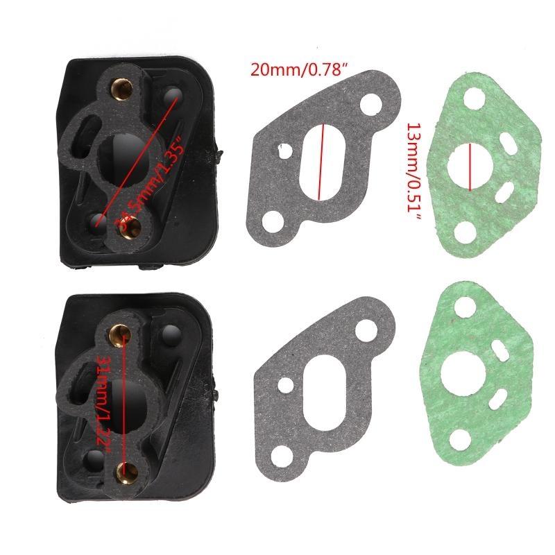 2x/Set 36F / 33 Brush Cutter Manifold Carburetor Connector Adapter Lawn