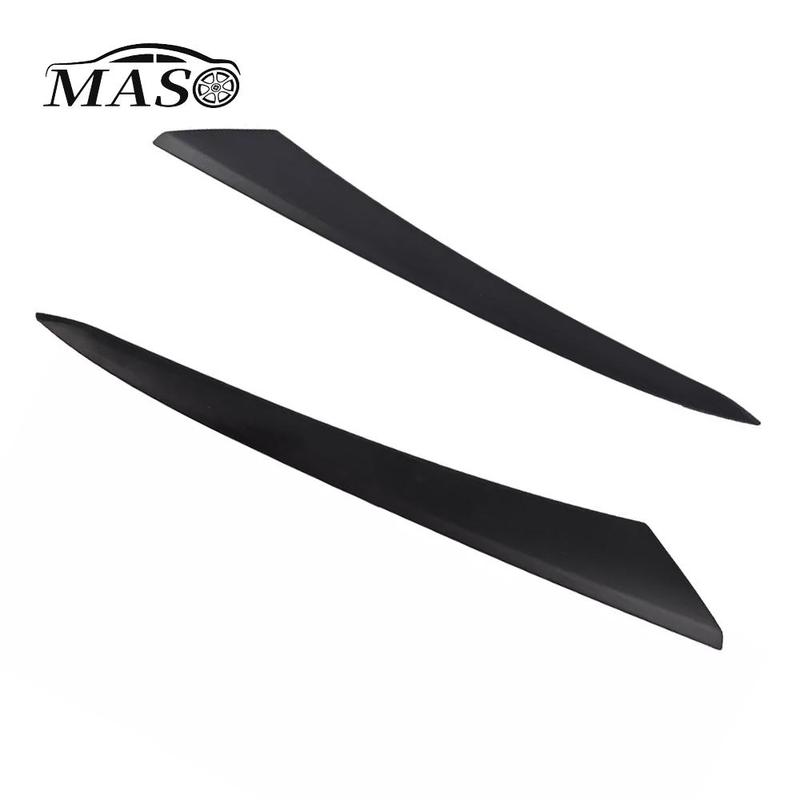 

Pair Front Headlight Black Eyelid Molding Trim for Honda Civic 71202T31H01 71207T31H01