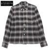 NUMBER (N)INE Excellent Condition Ombre Check Shirt, Portland Period, Men's, Black and Brown, Size 2, F08-NS007, 08AW Tops 2 Black / brownUsed