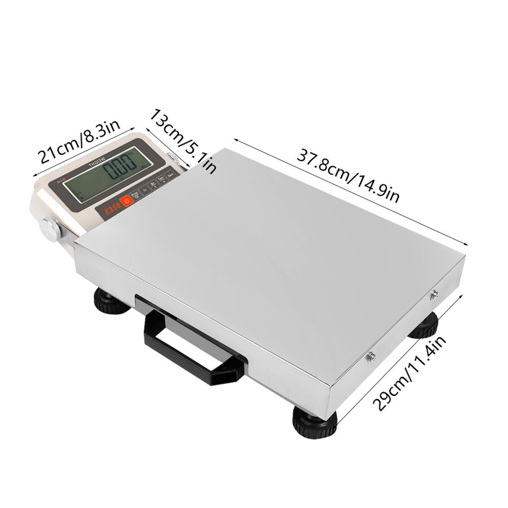 150kg Portable Digital Electronic Bench Scale Shipping Postal Platform Scale