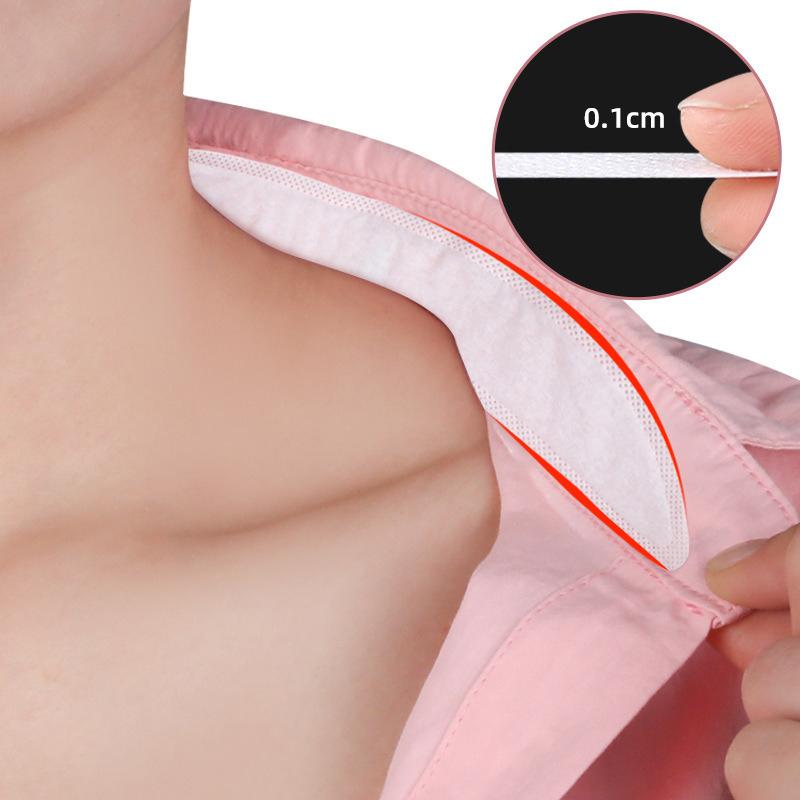 1/10/20 Stück Schweißpads Kragenschutz für Männer Frauen Einweg Hemd Halsfutter Unsichtbar gegen Schweißflecken Hals Deodorant Pads