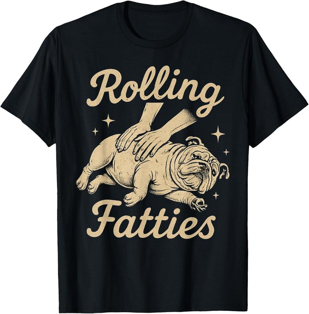 Funny Cute English Bulldog Lover Puppy Owner Bulldog Fatty T-Shirt