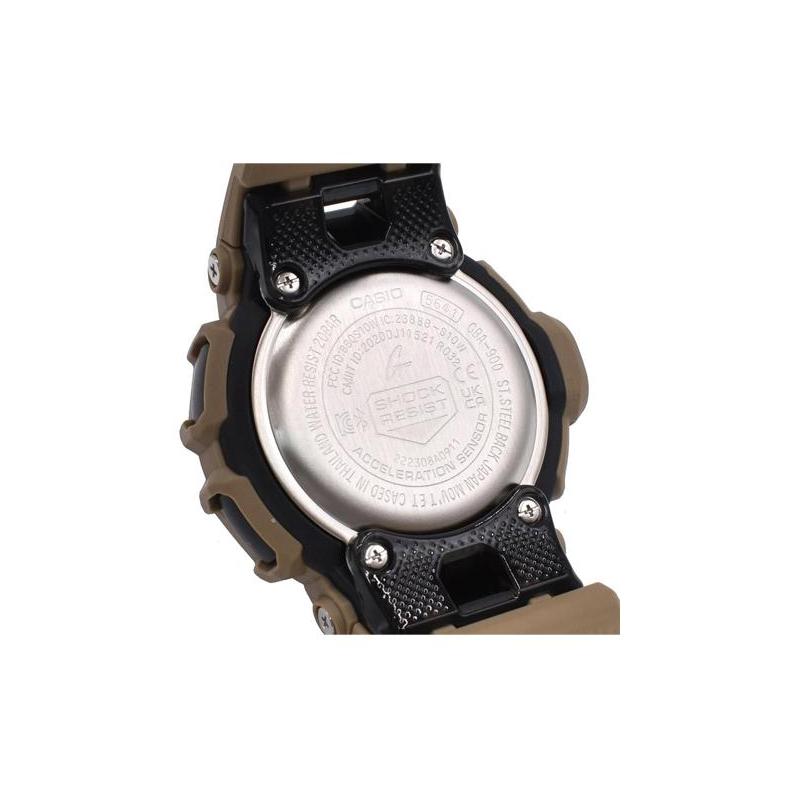 Casio G-SQUAD Series Shockproof and Waterproof Dual Display Bluetooth Light Sports Casual Versatile Function Pedometer Quartz Movement GBA-900UU-5APR