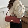 Design di nicchia personalizzato, Stile casual occidentale, Semplice monospalla, Tendenza casual, Borsa da donna, Borsetta quadrata piccola alla moda