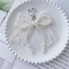 Charming Lace Pearls Key Holder Decorative Keychain Charm For Women Girls Handbag And Backpack Ornament