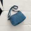 Denim Mobile Phone Bag Women's Shoulder Crossbody Bag Multi-Compartment Small Square Bag