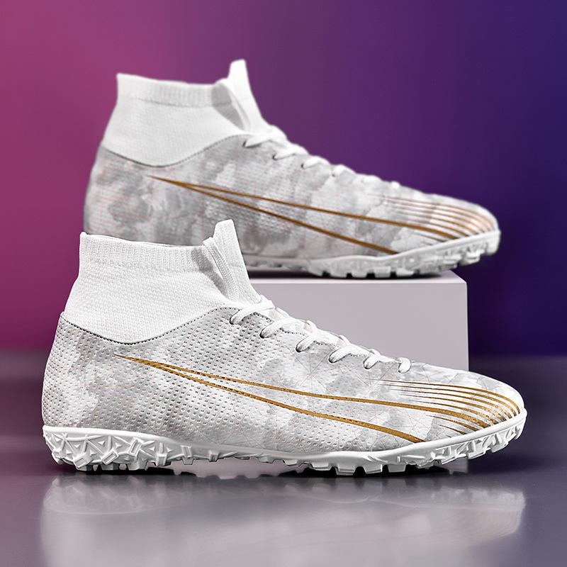 

Football shoes foreign trade high-top youth primary and secondary school students training shoes AG long nails broken nails glue nails football shoes 35