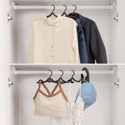 10pcs Portable Travel Hangers Non-slip Outdoor Foldable Travelling Hangers for Coats Jeans Trousers Sweater
