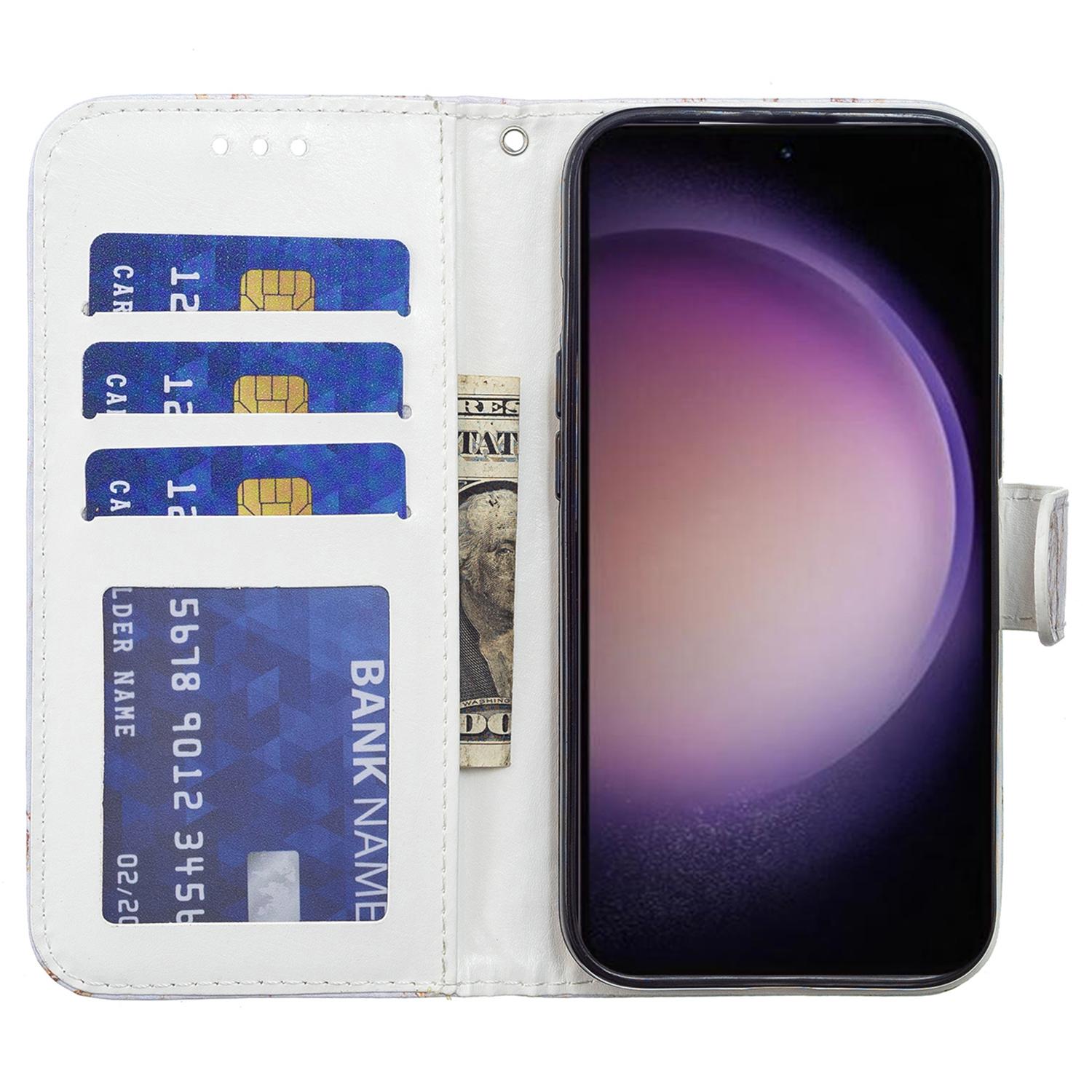 

For Samsung Galaxy A35 5G Leather Wallet Cover Flip Magnetic Phone Case Cute Cat