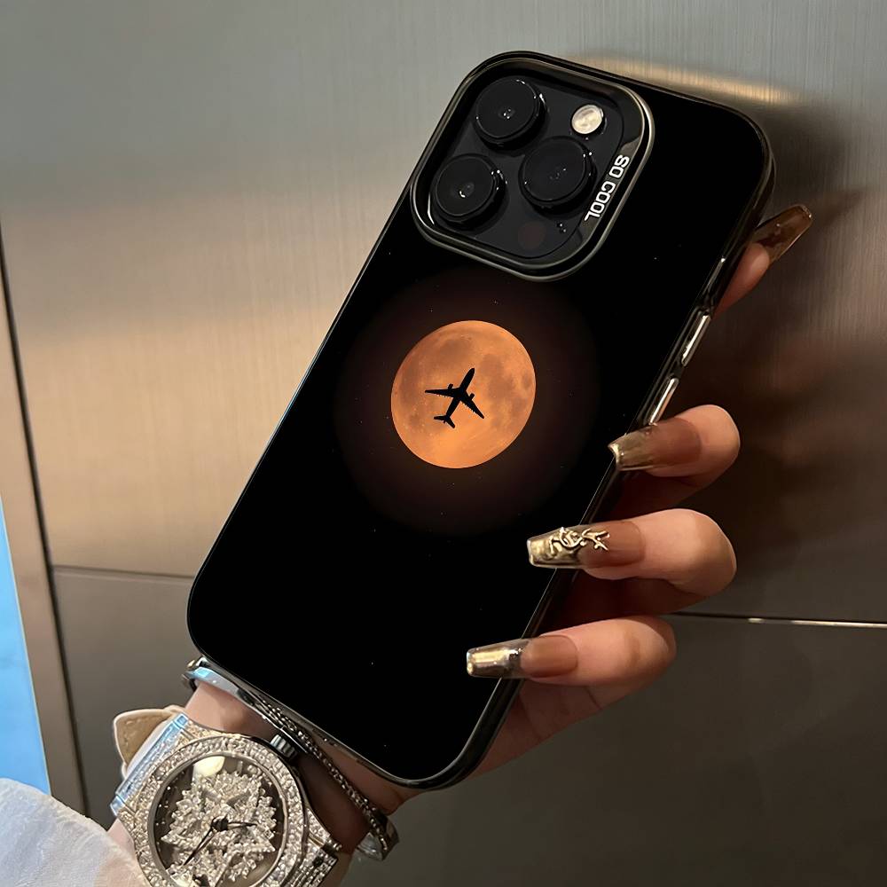 

Aircraft & Sky Phone Case For IPhone17 16 11 12 13 14 15 16 Pro Max Plus Cover Colored Silver Funda Bumber iPhone16SE4