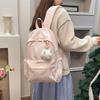 Campus Schoolbag Women's Plaid Backpack Junior Senior High School Students Large Capacity Travel Backpack
