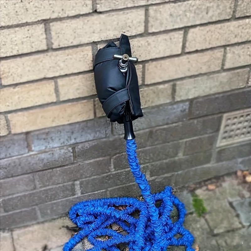 1 Outdoor Faucet Cover,Anti-freezing and Heat Insulation in Winter,Easy To Remove,Durable Leather,Faucet Protection Cover