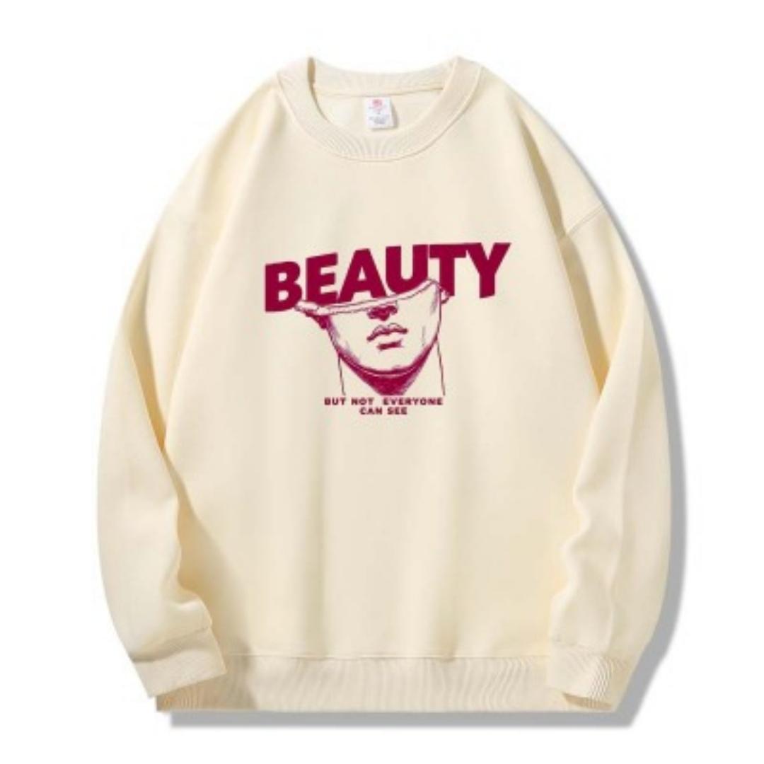 

Autumn cotton and velvet round neck trendy warm top for couples, loose couple T-shirt, casual round neck sweatshirt, sports shirt 3XL