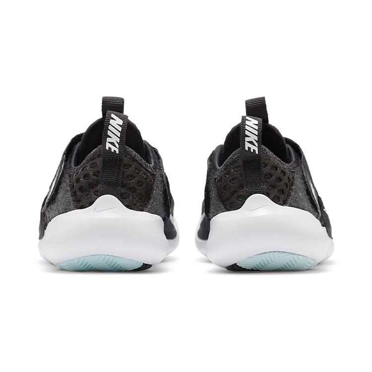 New Nike Flex Advance BR Slip Resistant Cushioning Breathable Low Top Running Shoes Black White Children Aged 3 7 Years Old DC9370-001