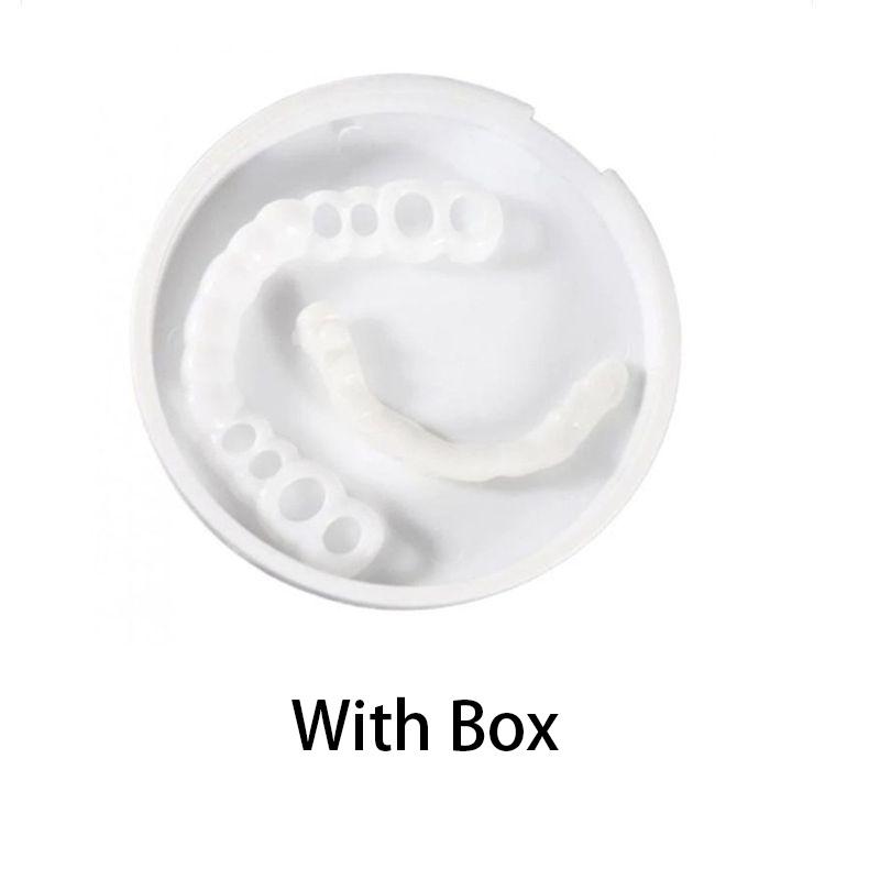 Lower Teeth Upper Dental Veneers Denture Tooth Cover Simulati Set