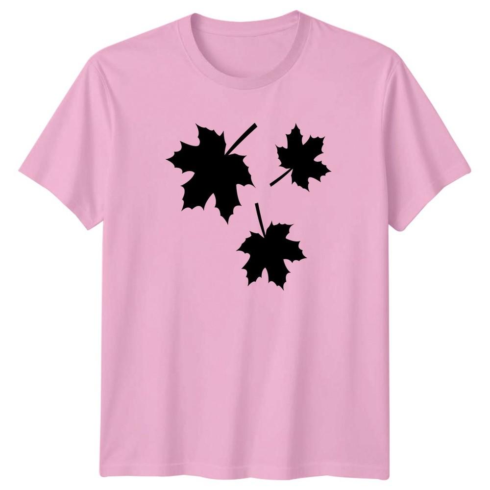 Three Maple Leaves Silhouette TShirt Maple Leaves Nature Birthday Gift For Him
