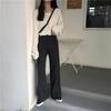 Women's High-Waist Knitted Wide-Leg Pants - Autumn 2019 Edition