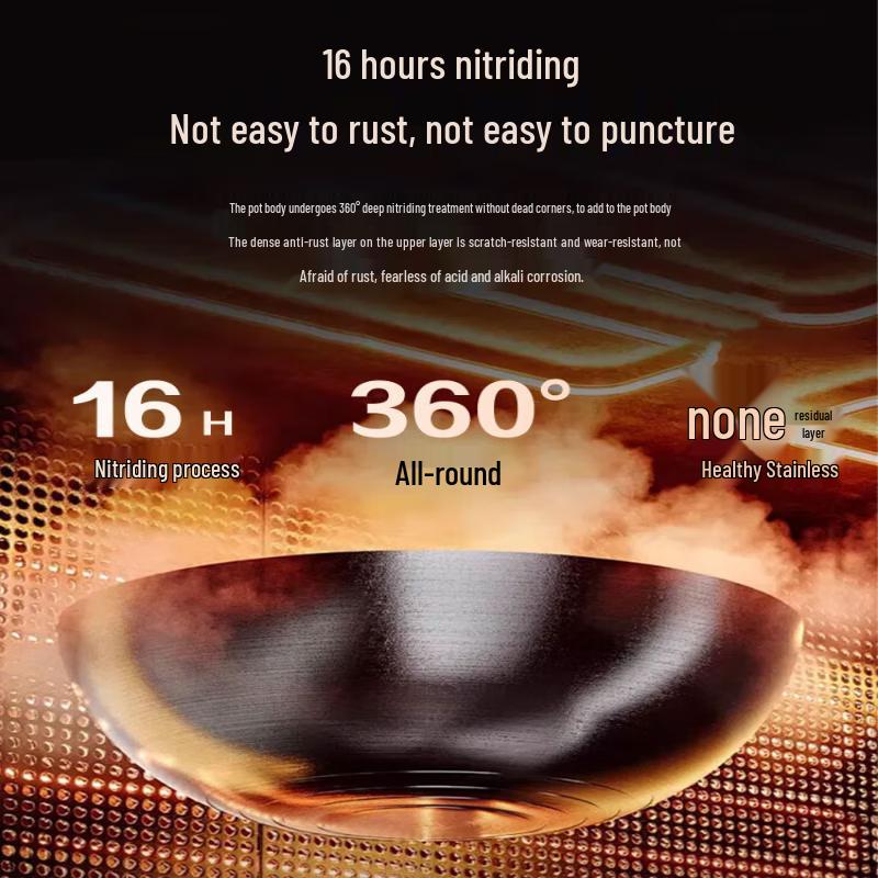 Kobach Fine Iron Non-stick Wok