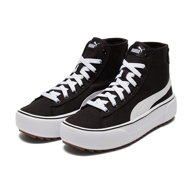 (WMNS) PUMA Sneakers Kaia Mid CV Black/White Women's 384409-02