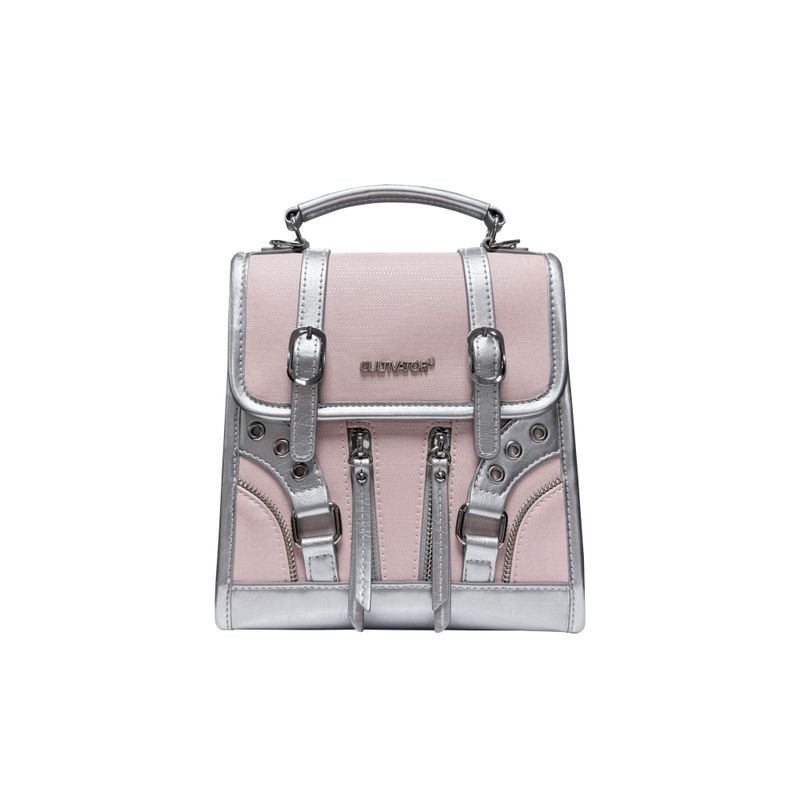 

Cultivator Original Niche Contrast Color Patchwork Dazzling Millennium Gyaru Portable Shoulder Backpack 2025 Amoi Pink (In Stock)
