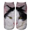 Zabawne Szalone Skarpety Nowości Fajne Skarpety z Nadrukiem 3D do Kostki Bawełniane Skarpety do Kostek Eleganckie Skarpety Średniej Długości Skarpety Prezent Kobiety Mężczyźni