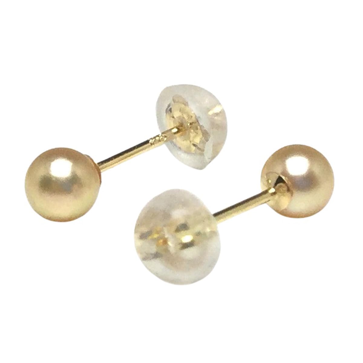 

Akoya Pearl Gold Baby Pearl from a Pearl Specialty Store [Isowa Pearl] Earrings, 4.0-4.5mm, (18K), FID6376436, Long-established золотой