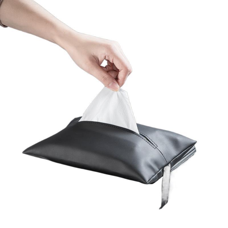 Hidden Pull-Out Tissue Box for Tesla Model Y/3 - Car Interior Accessory