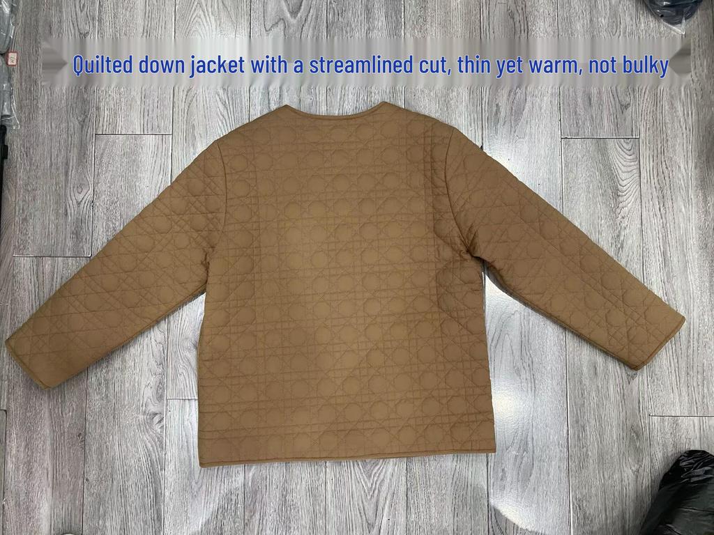 2025 Autumn/Winter Women's Lightweight European-Style Warm Padded Down Jacket