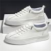 Fashion Brand Men's Leather Casual Shoes for Men Slip On Sneaker White Loafers Fashion Flats Sports Shoes Luxury Shoes Chaussure Hommes