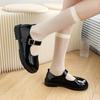 New Single Shoes Japanese JK Mary Jane Small Leather Shoes Women's Versatile Retro British Style Platform Spring and Summer