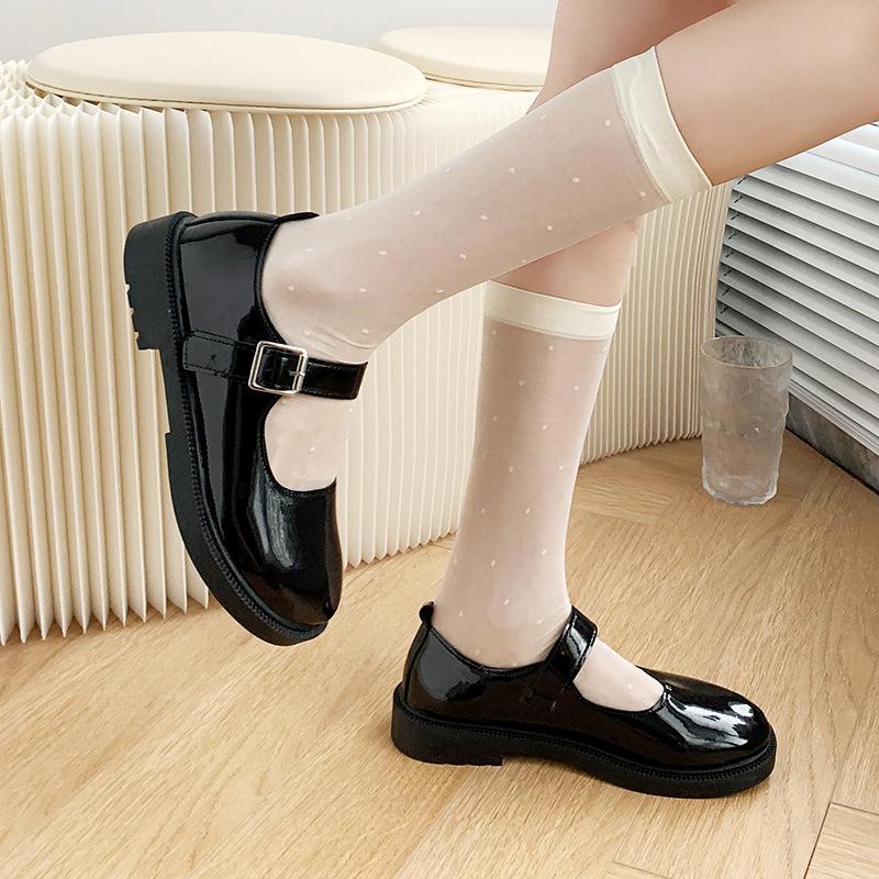 New Single Shoes Japanese JK Mary Jane Small Leather Shoes Women's Versatile Retro British Style Platform Spring and Summer