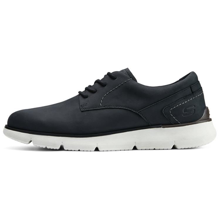 Skechers Denim Fashion Versatile Comfortable Casual Shoes Men sneaker Black 205095-BLK 44