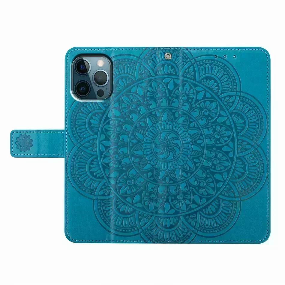 Cute Flower Phone Case For Huawei Enjoy 8 P Smart 2021 2020 Z Y5 Y6S Y6 2018 Y7 2019 Y7A Y5P Y6P Wallet Card Slots Protect Cover