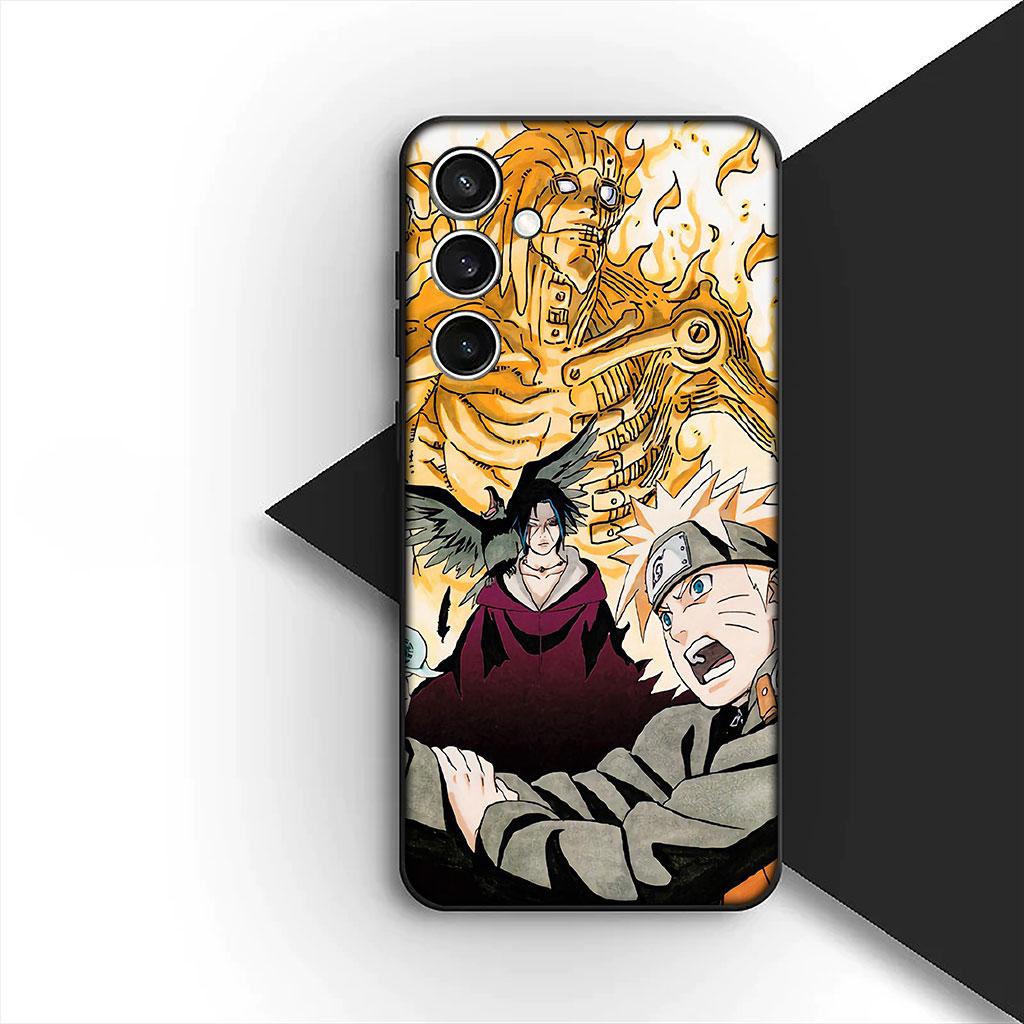 Jiraiya Narutos Sasuke Silicone Phone Cover for Samsung Galaxy S25 S24 S23 FE Ultra Plus S7 Edge S25+ S23+ A56 5G Soft Case